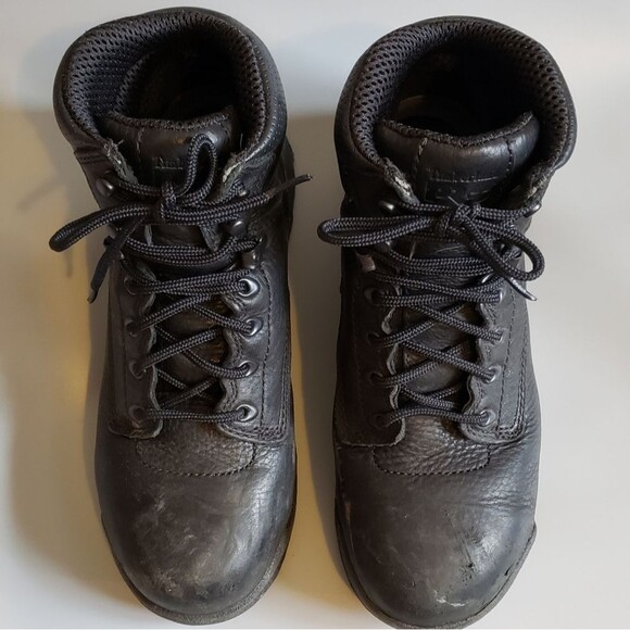 Timberland PRO Women's Black Leather Titan Alloy Toe Work Boot Size 9 M - Picture 3 of 13